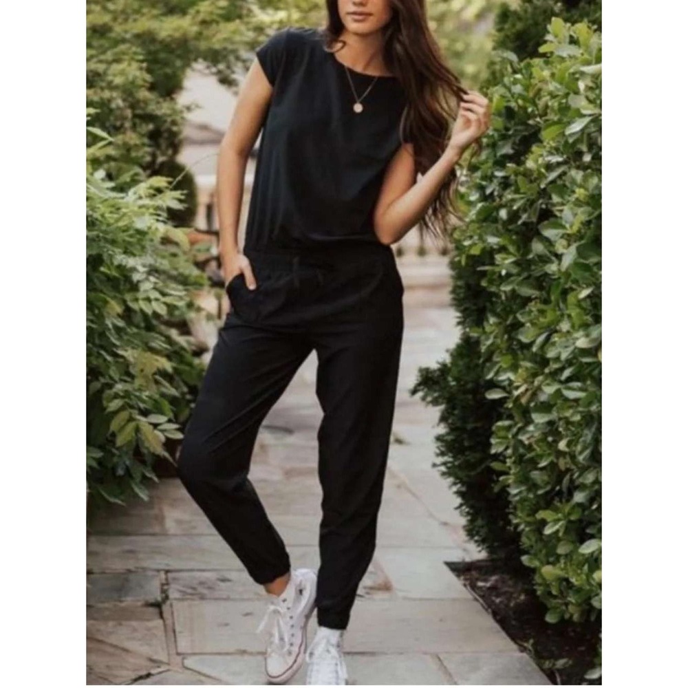 Albion Jetsetter Athleisure Minimalist Jumpsuit M